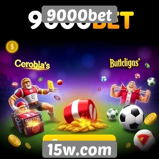 Variedade de jogos disponíveis no 9000bet